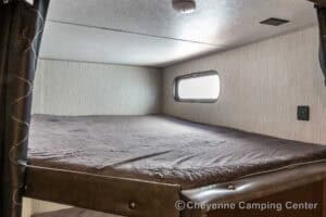 2021 Forest River Cherokee Grey Wolf 26DBH Used Bunkhouse Travel Trailer Interior Image