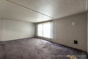 2021 Forest River Cherokee Grey Wolf 26DBH Used Bunkhouse Travel Trailer Interior Image
