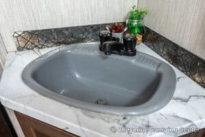 2021 Forest River Cherokee Grey Wolf 26DBH Used Bunkhouse Travel Trailer Interior Image