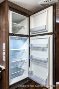 2021 Forest River Cherokee Grey Wolf 26DBH Used Bunkhouse Travel Trailer Interior Image
