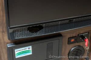 2021 Forest River Cherokee Grey Wolf 26DBH Used Bunkhouse Travel Trailer Interior Image