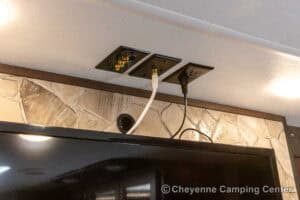 2021 Forest River Cherokee Grey Wolf 26DBH Used Bunkhouse Travel Trailer Interior Image