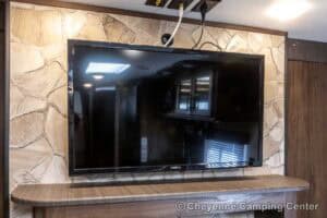 2021 Forest River Cherokee Grey Wolf 26DBH Used Bunkhouse Travel Trailer Interior Image