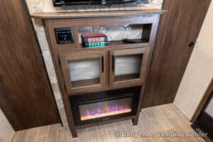 2021 Forest River Cherokee Grey Wolf 26DBH Used Bunkhouse Travel Trailer Interior Image
