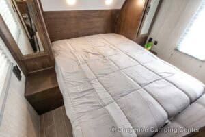 2021 Forest River Cherokee Grey Wolf 26DBH Used Bunkhouse Travel Trailer Interior Image