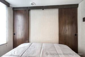 2021 Forest River Cherokee Grey Wolf 26DBH Used Bunkhouse Travel Trailer Interior Image