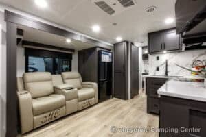 2026 Forest River Flagstaff Super Lite 26SRD Couples Travel Trailer Interior Image