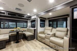 2026 Forest River Flagstaff Super Lite 26SRD Couples Travel Trailer Interior Image