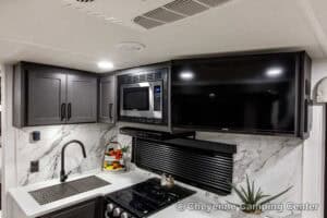 2026 Forest River Flagstaff Super Lite 26SRD Couples Travel Trailer Interior Image