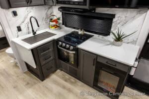 2026 Forest River Flagstaff Super Lite 26SRD Couples Travel Trailer Interior Image