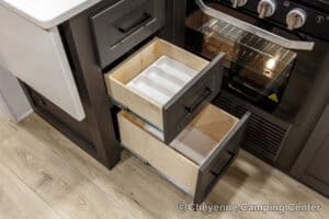 2026 Forest River Flagstaff Super Lite 26SRD Couples Travel Trailer Interior Image