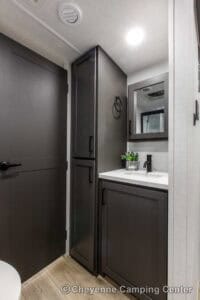 2026 Forest River Flagstaff Super Lite 26SRD Couples Travel Trailer Interior Image