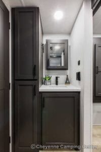 2026 Forest River Flagstaff Super Lite 26SRD Couples Travel Trailer Interior Image