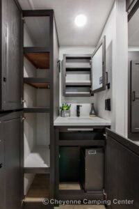 2026 Forest River Flagstaff Super Lite 26SRD Couples Travel Trailer Interior Image