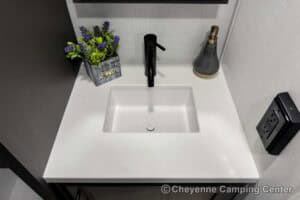 2026 Forest River Flagstaff Super Lite 26SRD Couples Travel Trailer Interior Image