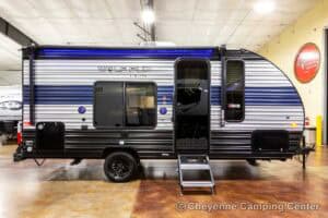 2022 Forest River Cherokee Wolf Pup 16FQ Used Travel trailer Exterior Image