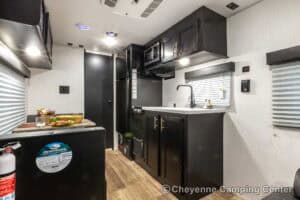 2022 Forest River Cherokee Wolf Pup 16FQ Used Travel trailer Interior Image