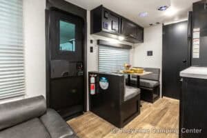2022 Forest River Cherokee Wolf Pup 16FQ Used Travel trailer Interior Image