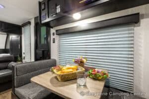 2022 Forest River Cherokee Wolf Pup 16FQ Used Travel trailer Interior Image
