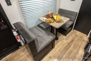 2022 Forest River Cherokee Wolf Pup 16FQ Used Travel trailer Interior Image