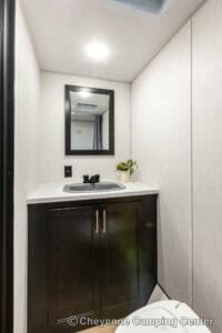 2022 Forest River Cherokee Wolf Pup 16FQ Used Travel trailer Interior Image