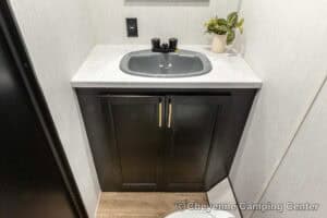 2022 Forest River Cherokee Wolf Pup 16FQ Used Travel trailer Interior Image