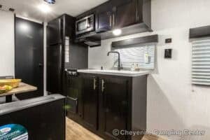 2022 Forest River Cherokee Wolf Pup 16FQ Used Travel trailer Interior Image