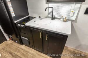 2022 Forest River Cherokee Wolf Pup 16FQ Used Travel trailer Interior Image