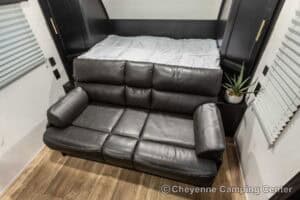 2022 Forest River Cherokee Wolf Pup 16FQ Used Travel trailer Interior Image