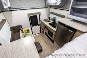 2024 Palomino BackPack SS-550 Pop-Up Truck Camper Interior Image