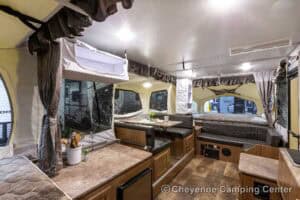 2018 Forest River Rockwood Premier 2514G Used Pop-Up Camper Interior Image