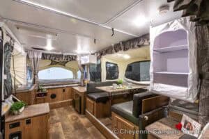 2018 Forest River Rockwood Premier 2514G Used Pop-Up Camper Interior Image