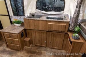 2018 Forest River Rockwood Premier 2514G Used Pop-Up Camper Interior Image
