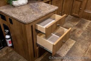 2018 Forest River Rockwood Premier 2514G Used Pop-Up Camper Interior Image