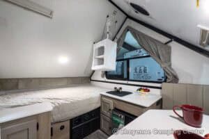 2026 Forest River Flagstaff Hardside T10RB Pop-Up A-Frame Camper Interior Image