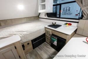 2026 Forest River Flagstaff Hardside T10RB Pop-Up A-Frame Camper Interior Image