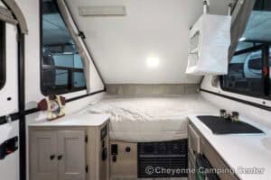 2026 Forest River Flagstaff Hardside T10RB Pop-Up A-Frame Camper Interior Image