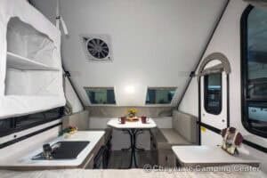 2026 Forest River Flagstaff Hardside T10RB Pop-Up A-Frame Camper Interior Image