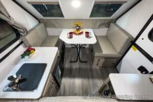 2026 Forest River Flagstaff Hardside T10RB Pop-Up A-Frame Camper Interior Image