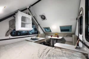2026 Forest River Flagstaff Hardside T10RB Pop-Up A-Frame Camper Interior Image