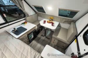 2026 Forest River Flagstaff Hardside T10RB Pop-Up A-Frame Camper Interior Image
