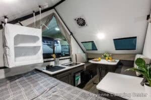 2026 Forest River Flagstaff Hardside T12ST Pop-Up A-Frame Camper Interior Image