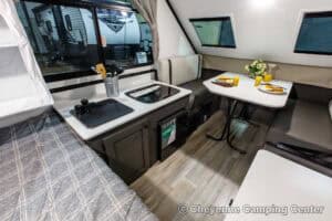 2026 Forest River Flagstaff Hardside T12ST Pop-Up A-Frame Camper Interior Image