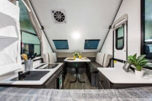 2026 Forest River Flagstaff Hardside T12ST Pop-Up A-Frame Camper Interior Image