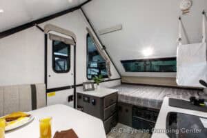 2026 Forest River Flagstaff Hardside T12ST Pop-Up A-Frame Camper Interior Image