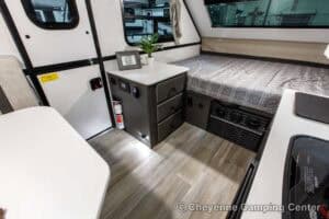2026 Forest River Flagstaff Hardside T12ST Pop-Up A-Frame Camper Interior Image