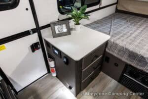 2026 Forest River Flagstaff Hardside T12ST Pop-Up A-Frame Camper Interior Image