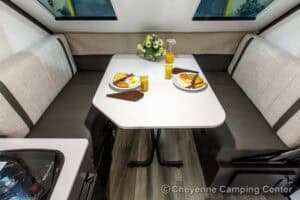 2026 Forest River Flagstaff Hardside T12ST Pop-Up A-Frame Camper Interior Image