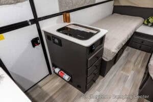 2026 Forest River Flagstaff Hardside T21HS Pop-Up A-Frame Camper Interior Image