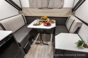 2026 Forest River Flagstaff Hardside T21HS Pop-Up A-Frame Camper Interior Image